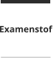 Examenstof